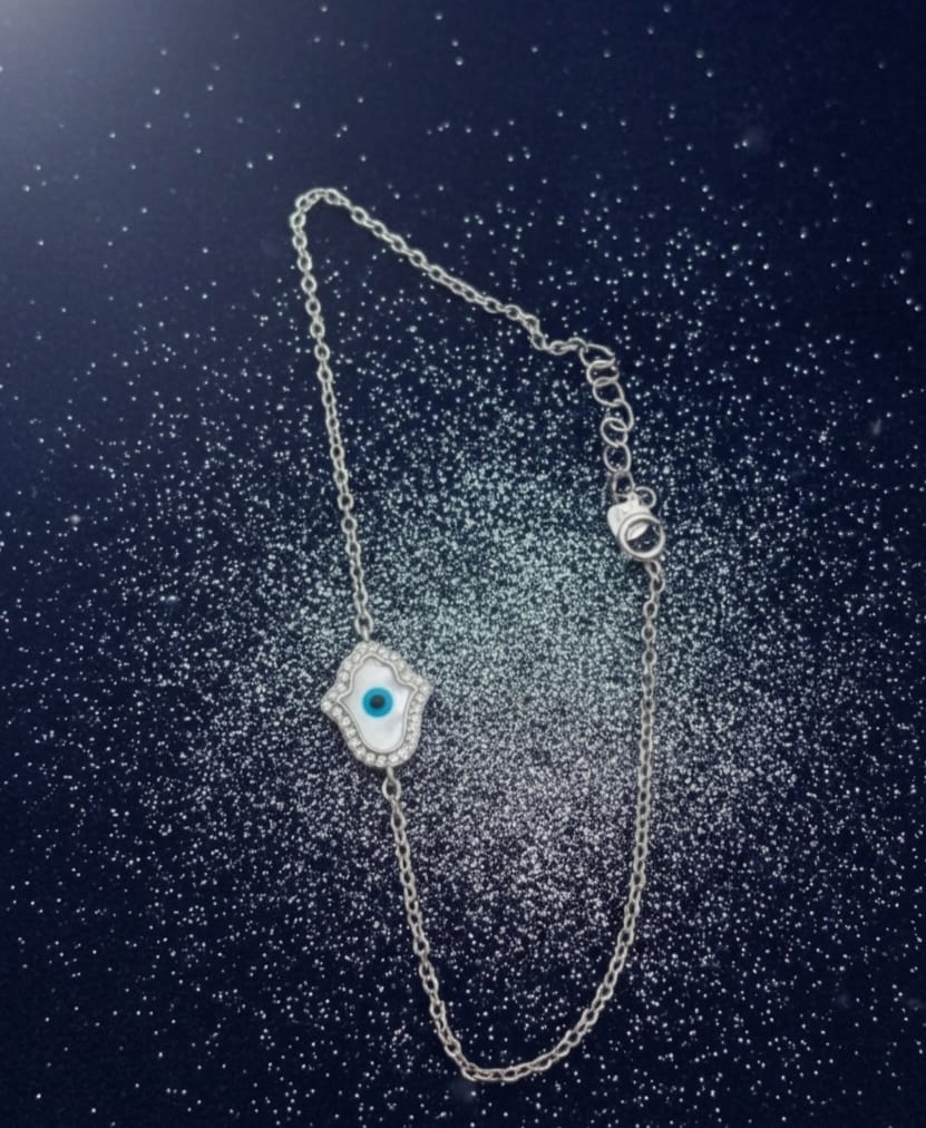 Evil Eye Hamsa silver Bracelets
