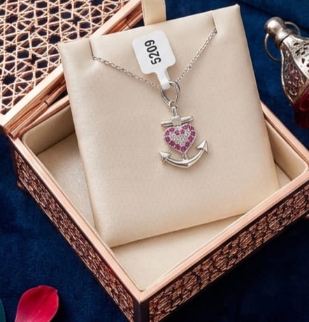 Love Anchor stone Pendant