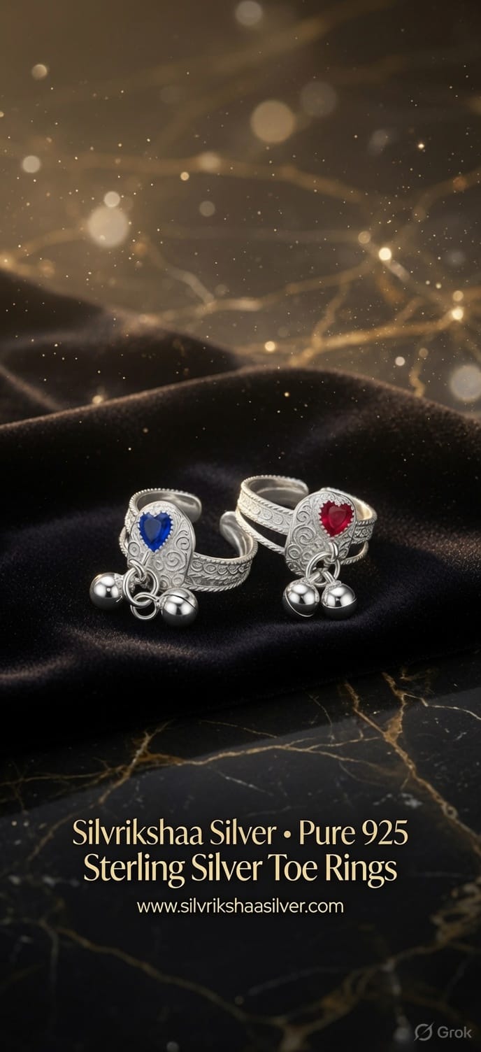 Silver Toe Rings – Festive & Bridal Collection