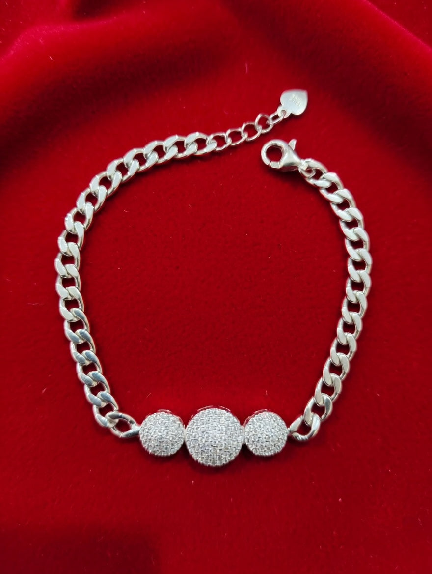 Silver Chain Bracelet (9 gm)