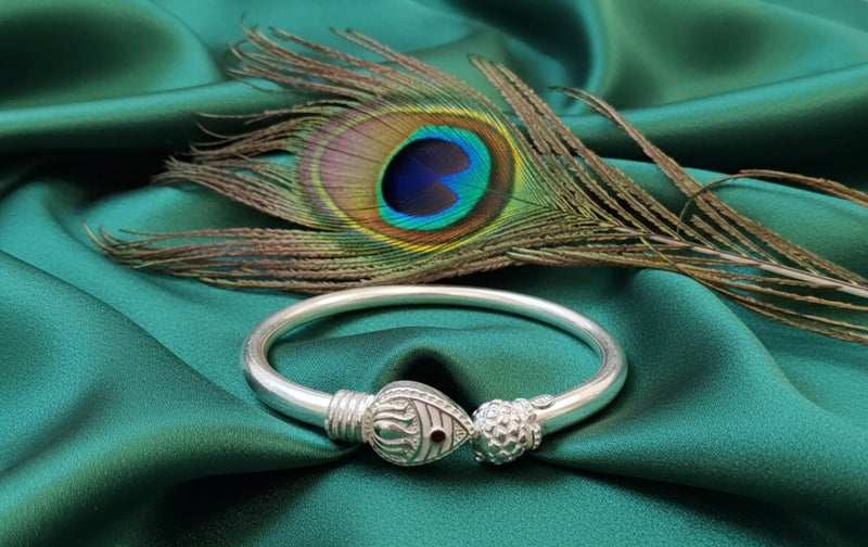 Silver Men Bracelet ( Kappu )