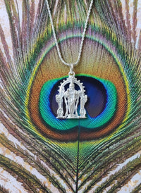 Murugan Silver Pendant - 7 gm