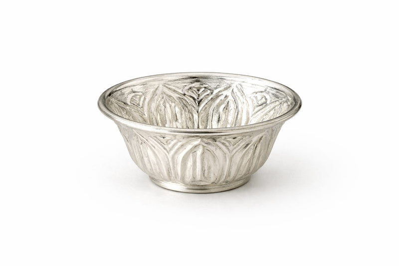Mini Fluted Silver Pooja Bowl