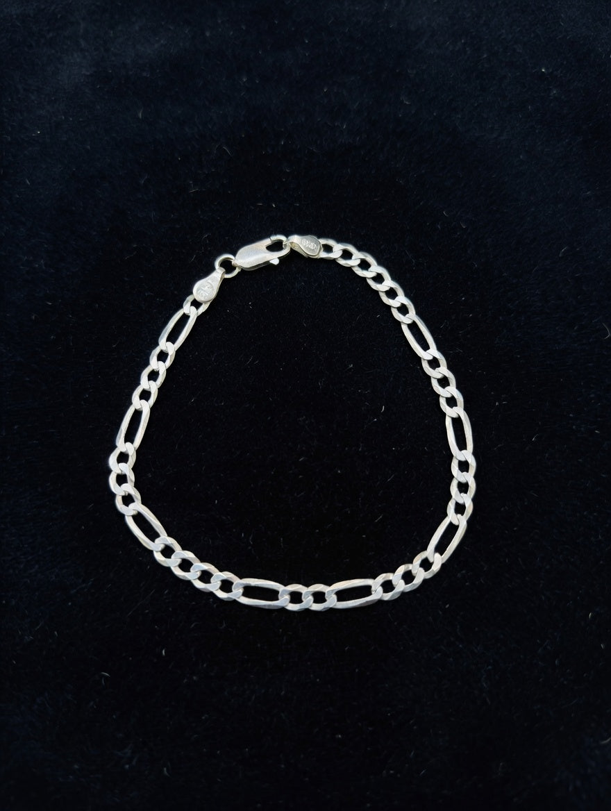 Classic Men's Silver Chain Bracelet