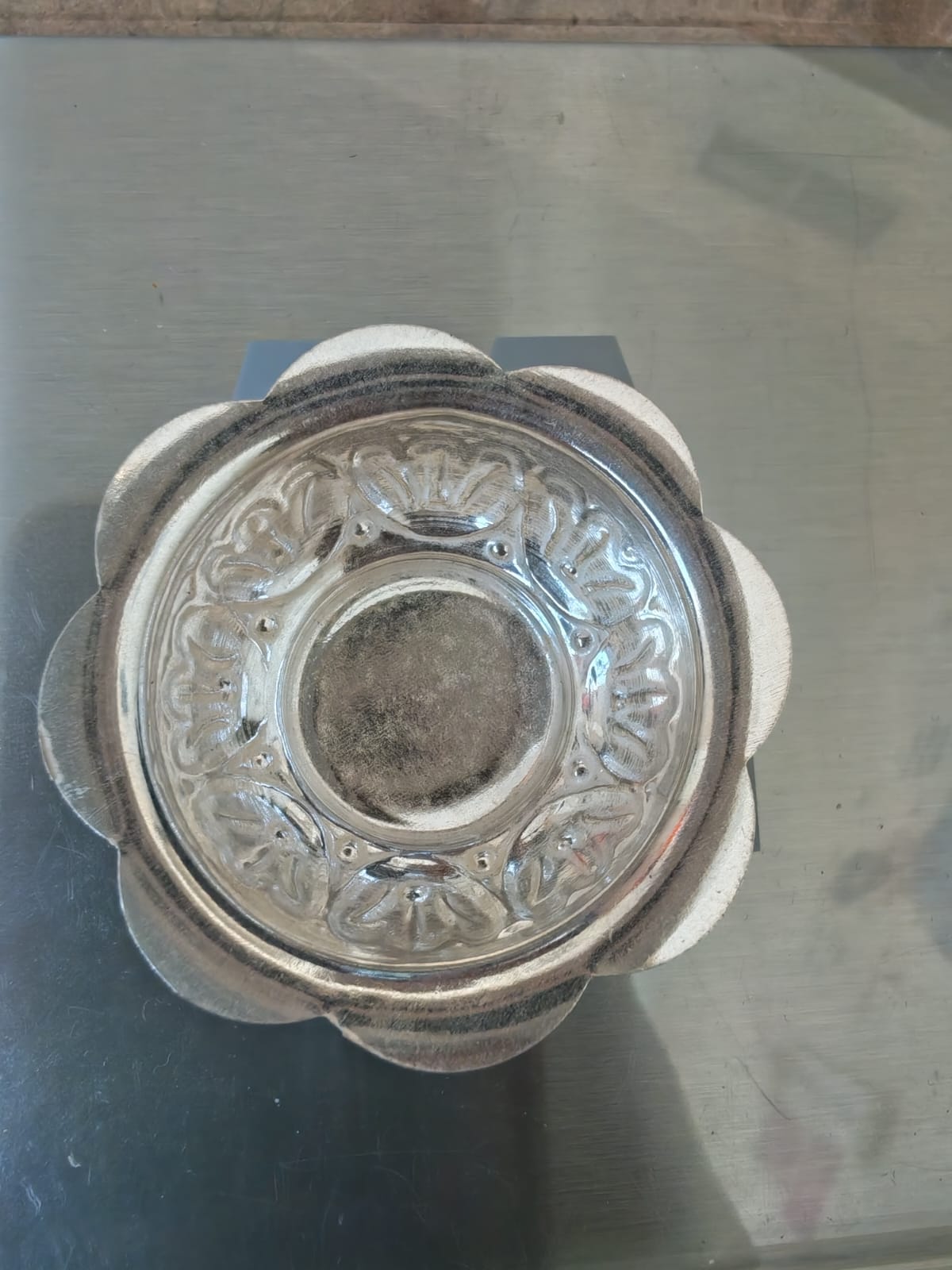 Ultra Mini Silver Pooja Bowl
